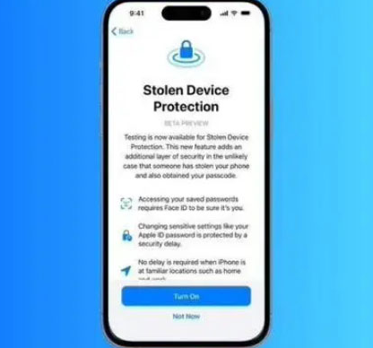 古田苹果授权维修店分享被盗设备保护功能开启方法 