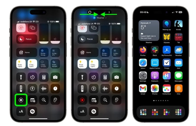 古田苹果手机维修分享iPhone14录屏如何隐藏灵动岛和红色指示器 